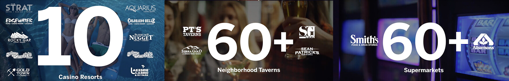 Golden Entertainment Casino Properties - Restaurant Locations