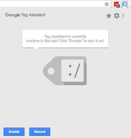 Google Tag Assistant Screenshot