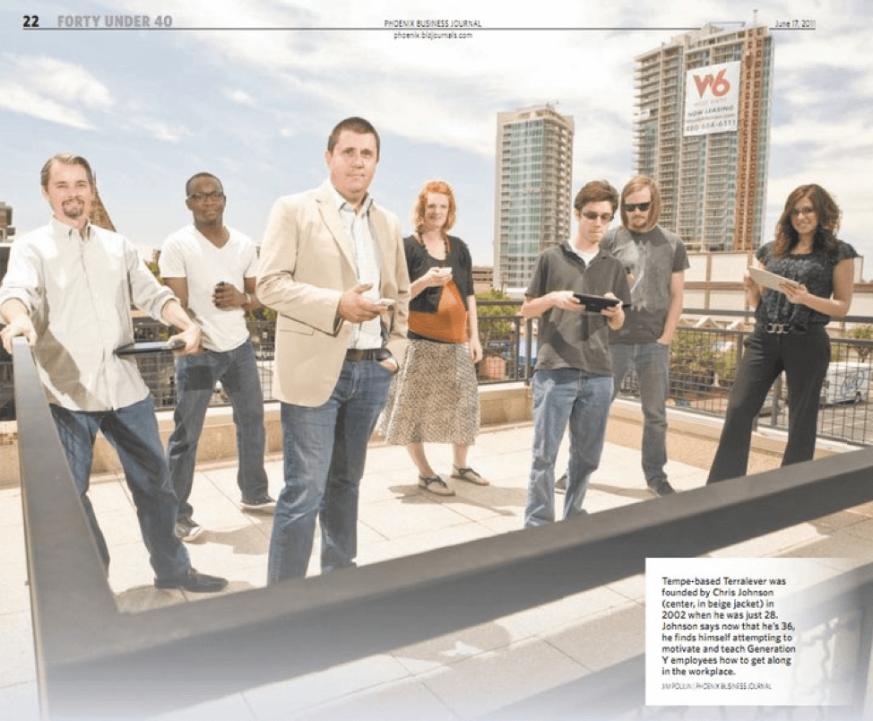 Chris Johnson recognized in Phoenix Business Journal’s 40 under 40