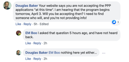 chase bank customer facebook comments