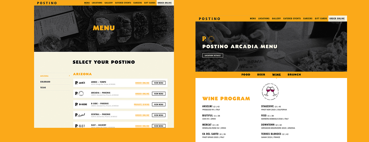 Postino_Website_Case_Study_Menu